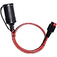 LIXINTIAN 45A Connector to12V Female Cigarette Lighter,12AWG Heavy Duty Cable, Compatible with Anderson Powerpole For Device Transfer/Connection-1.6ft/0.5m