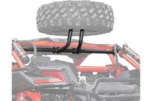 Kemimoto X3 Spare Tire Carrier Holder Compatible with Can Am Maverick X3 X3 Max Turbo RR 2017 2018 2019 2020 2021 2022 2023 2024 Spare Tire Mount Holds Up to a 32" Tire