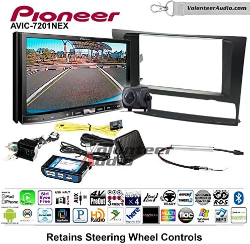 Pioneer AVIC-7201NEX Double Din Radio Install Kit with GPS Navigation Apple CarPlay Android Auto Fits 2006-2013 BMW 3 Series