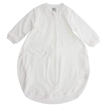 Jacky Unisex Baby Innen-Schlafsack, Unwattiert, Interlock, Alter: 0-2 Monate, Größe: 50/56, Farbe: Weiß/Beige, 350008