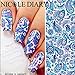 NICOLE DIARY Nail Art Water Decals Stickers Elegant Nail Art Decoration NDS-23