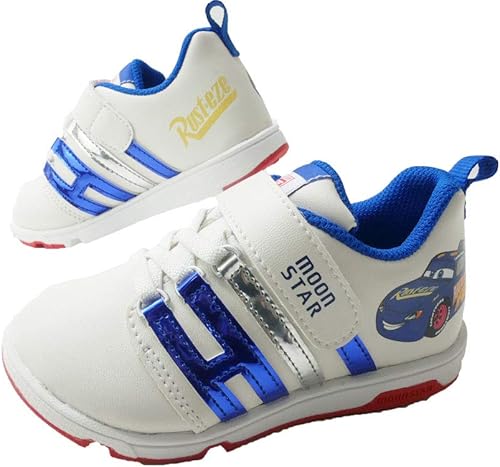 Amazon ムーンスター C2268dn ディズニー カーズ キッズ ジュニア スニーカー 男の子 Blue 18 0cm Moonstar ムーンスター 運動靴 スニーカー