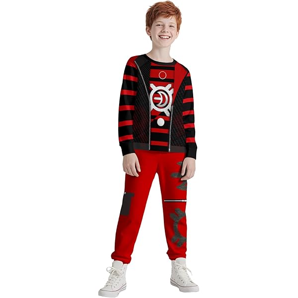 Costume Zombies 4 Victor Pour Enfant - Déguisement Halloween 2 Pièces, T-shirt Et Pantalon