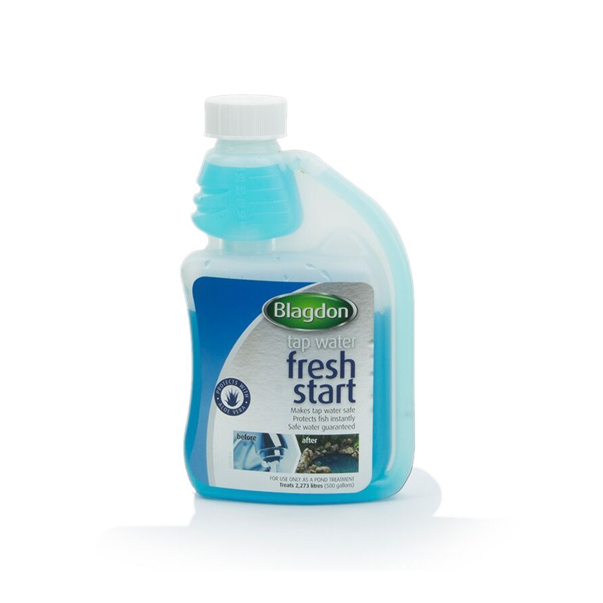 Blagdon Pond Fresh Start, Removes Chlorine, Makes Tap Water Safe for Pond Fish, 250ml, Treats 2,273 Litres of Water