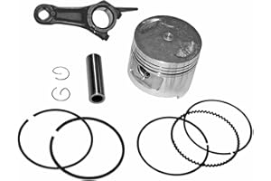 Piston Assembly Kit Ring Set and Connecting Rod For Honda GX100 3hp EU2000I EU20 Replacement 13101-Z0D-000 13010-Z0D-003 OD:5
