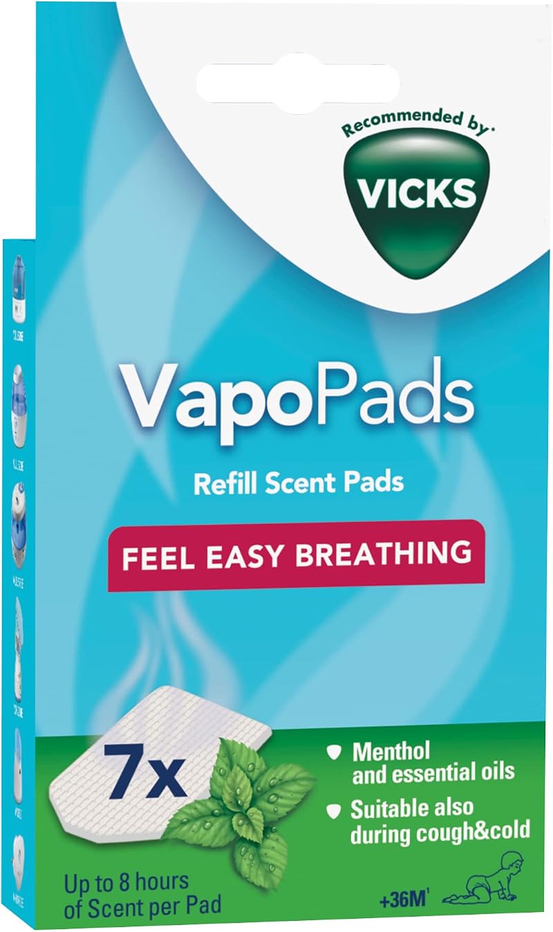 Vicks VapoPads Menthol Scented Essential Oils for Humidifiers & Diffusers