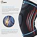 JBM Knee Braces Support Compression Sleeve Patella Wrap Band Knee Stabilizer Safe Pain Relief for Fitness Exercise Basketball Running
