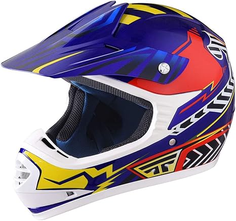 Amazon.com: AHR DOT Youth Motocross Helmet Full Face Offroad Dirt
