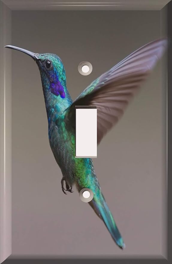 SnazzySwitch Hummingbird Decorative Light Switch Cover Plate