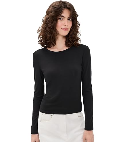 Z SUPPLY Women's Second Skin Crew Top Black Xl at Amazon Women's