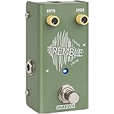 SHAEVLE Tremolo Effect Pedal for Electric Guitar Mini Analog Guitar Pedal | True Bypass, Volume-Compensated Depth Control, Compact Stompbox TREMBLE (Tremolo)