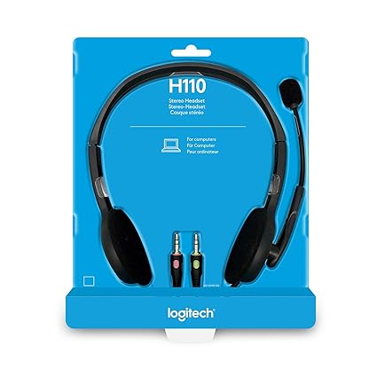 headphones with mic for pc with two jacks amazon