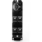 Master Power Window Switch Driver Side 2013-2019 Ford Escape,2012-18 Focus | 2014-2018 Ford Transit Connect, Door Lock Window Switch Control Button, BM5Z14529H,CV6Z14529D,DWS1511,1S15624,SW7872,901220