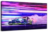 AFLE Jdm Poster, Sport Car, Supra Canvas Wall Art