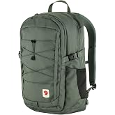 Fj&auml;llr&auml;ven Skule 28 Backpack - Spacious Storage, Padded Back Panel, Breathable Design - Travel, Hiking, Patina Green