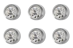 6 Pairs Studex April/Crystal Regular 4mm Stainless
