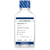 CryoKing PBS Buffer 1X, Phosphate Buffered Saline Solution, 500mL | Laboratory PBS Water, Ready-to-Use Buffer, 0.1&mu;m Filtered, Cell Culture Workflows