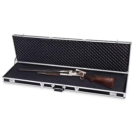COSTWAY Waffenkoffer Pistolenkoffer Munitionskoffer Gewehrkoffer Jagdkoffer Flintenkoffer Alukoffer Waffe Langwaffe Koffer 13
