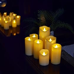 HoogaLife Flameless Candles 1200 Hours Flame Effect