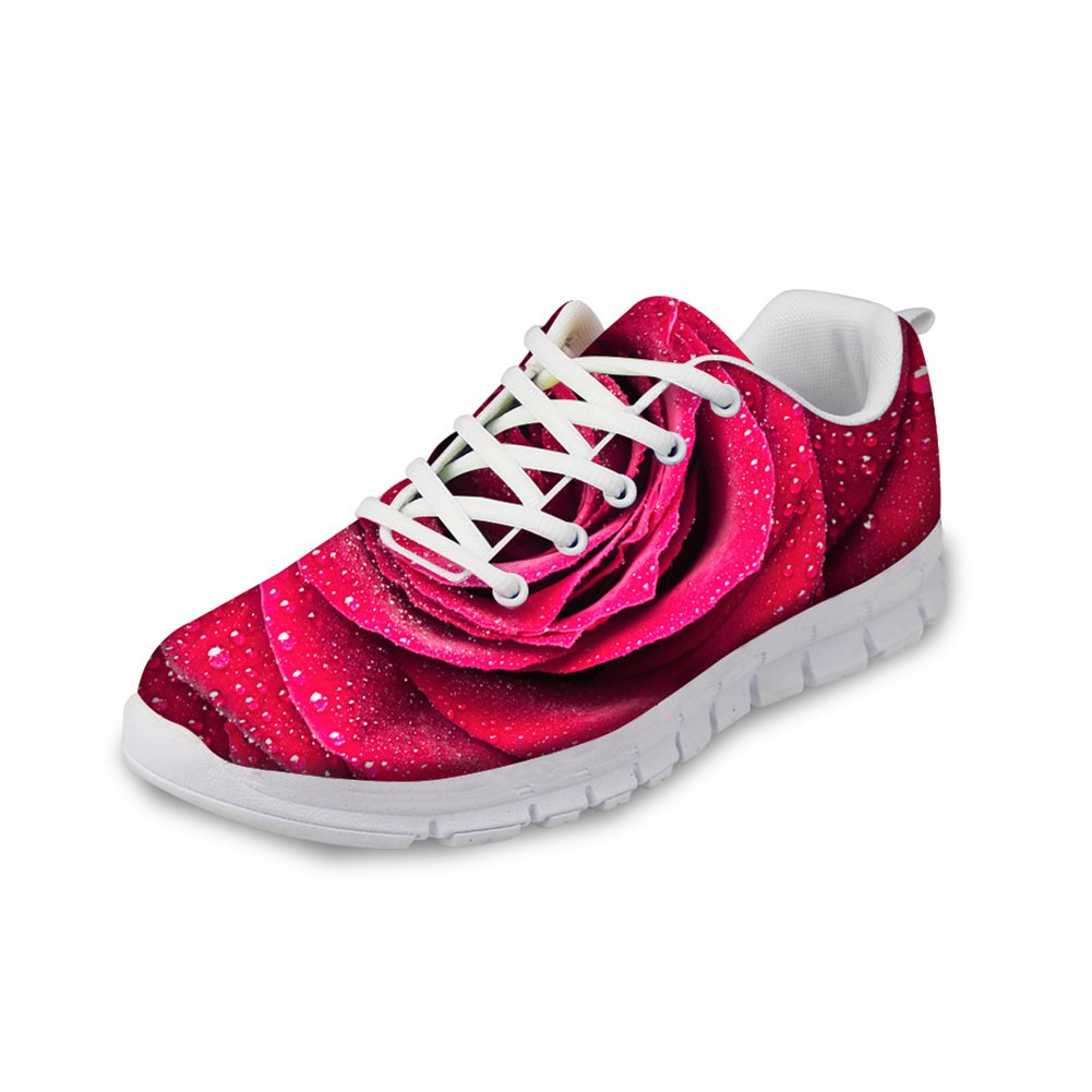 red rose nike shoes