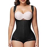 SHAPSHE Fajas Colombianas Moldeadoras Postpartum Stage 2/3 Body Shaper Tummy Control Shapewear for Women with 8 Bones