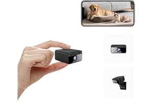 AOBOCAM Spy Camera, Hidden Camera Mini Security Camera 4K UHD, 4H Battery Life, Wireless WiFi Indoor Camera with Motion Detec