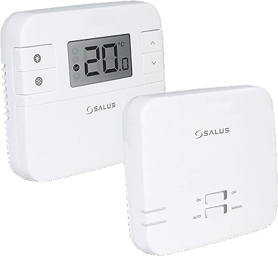 Salus RT310RF Wireless Thermostat Non Programmable RF Receiver 30m Range