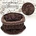 VBIGER Beanie Hat Scarf Set Knit Hat Warm Thick Winter Hat For Men (Coffee)