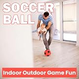 ZOPPER Fun Sport Foam Football 12cm Red Soft Indoor Outdoor Ball view 5