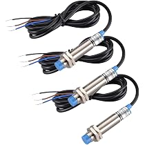 Heschen Capteur De Proximité Inductif M4 LJ4A3-1-Z/AX - Détecteur 1mm NPN NC 10-30VDC 150mA, 3 Fils Type Bouclier