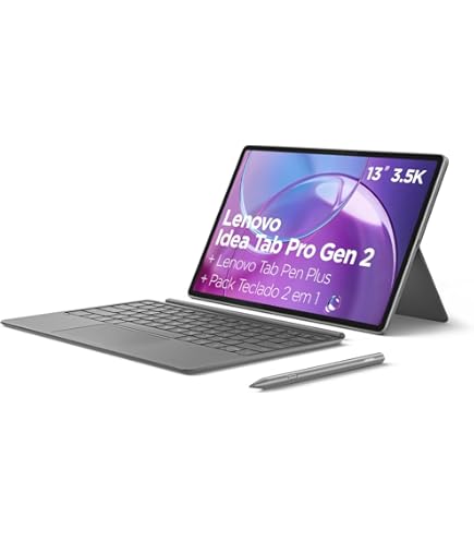 Tablet Lenovo Idea Tab Octa Core 8GB RAM 256GB Com Capa e Caneta