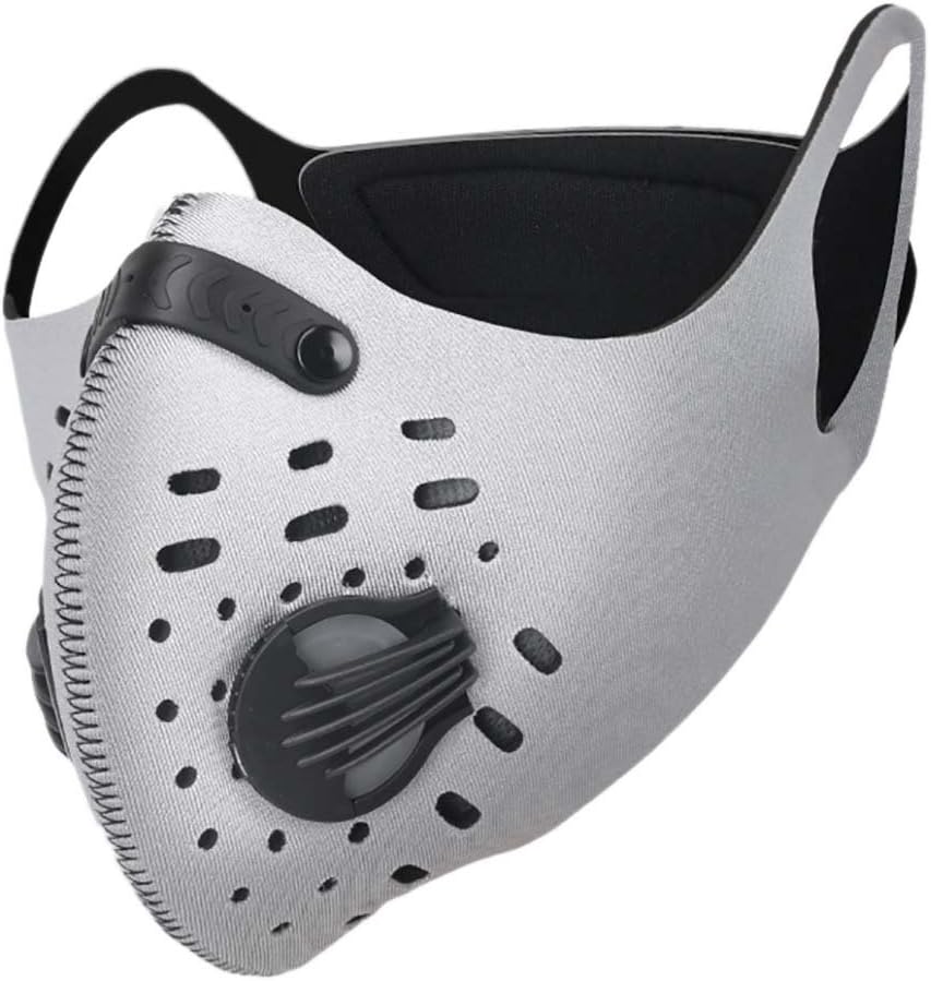 NewPinky Cycling Face Mask Nylon Spandex Activated Carbon Windproof Dust-Proof Lightweight Breathable Quick Dry Mouth Protection Outdoor Men Sportswear Accessories