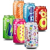 Poppi Sparkling Prebiotic Soda Beverage with Apple Cider Vinegar, Seltzer Water and Fruit Juice, New Obsessions Variety Pack, 12 Fl Oz, Pack of 12, Packaging May Vary