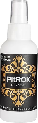 PIT ROK Crystal Natural Deodorant Spray Fragrance Free 100 ml view 1