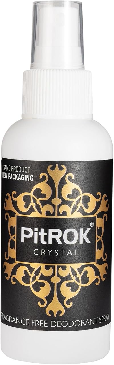 PIT ROK Crystal Natural Deodorant Spray Fragrance Free 100 ml
