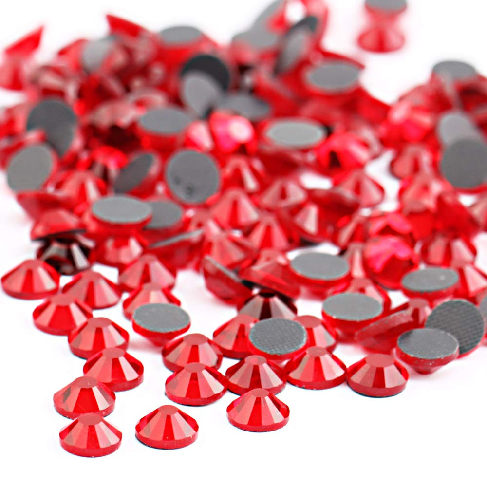 Crystal Hotfix Rhinestone,Machine Cut Stone 1440pcs/pkg (Siam,SS10,3mm)