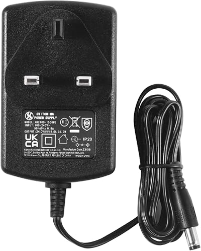 Security-01 24V DC 1.5A Power Supply UK Plug 5.5x2.1mm 5.5x2.5mm Tips