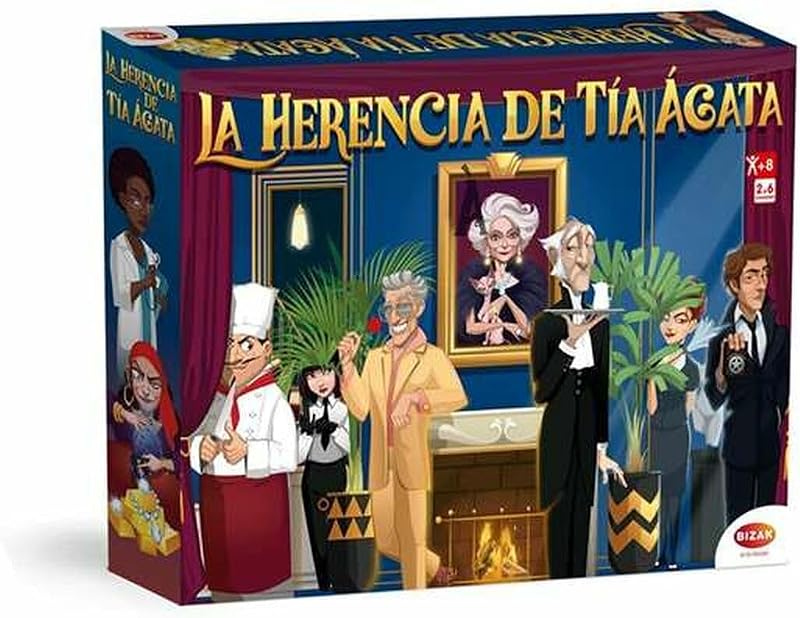 Jogo da Herança da Tia Agatha, usa toda a tua inteligência e sê estratega para eliminar adversários numa mansão cheia de armadilhas, para cada família (62855053)