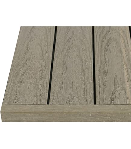TK NewTechWood 1/6 ft. x 3 ft. Quick Deck Composite Deck Tile