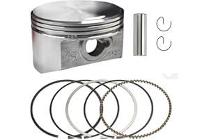 COEFEPIY 90mm 660 Piston for 420cc Hemi Predators for Most 390 Style Engines Flat Top Piston And Rings
