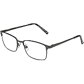 Foster Grant mens Braydon Blue Light Multi Focus™ Reading Glasses Rectangular Reading Glasses