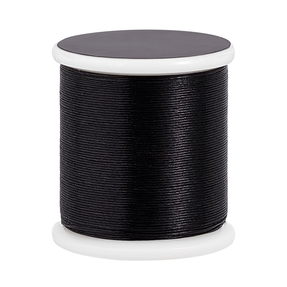 PH PandaHall 0.16mm Black Nylon String Cord 55 Meters Beading Thread Bracelet String Braided String Jewelry Wire Thread Rope for Ornaments Hanging Party Decor Seed Beads Bracelet Jewelry Making