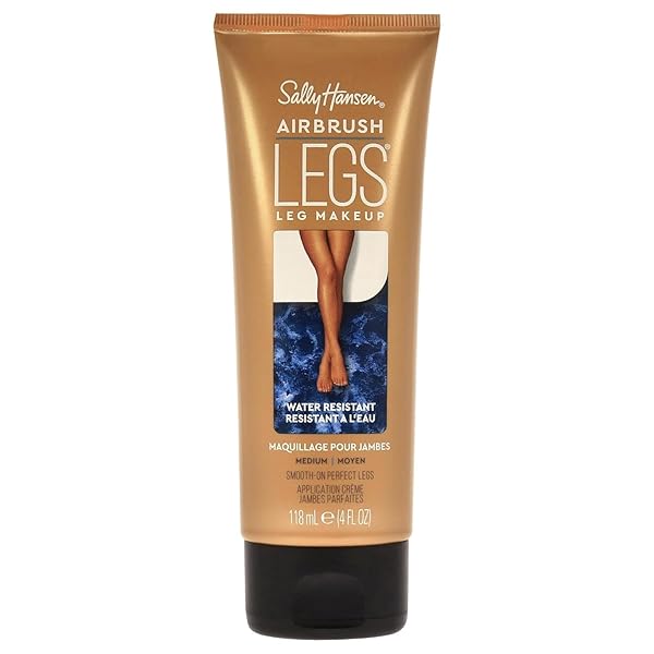 SALLY HANSEN AIRBRUSH LEGS®, LEG MAKEUP, MEDIUM, EASY APPLICATION, FLAWLESS LOOKING LEGS, WATER RESISTANT, TRANSFER PROOF LOTION