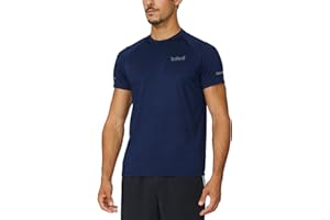 BALEAF Men's Running Workout Shirts Short Sleeve Athletic T-Shirt Quick Dry