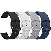 Meliya ID208 Plus Smart Watch Bands, 22mm Soft Silicone Bands for Fitpolo/Quican/Aeac/Tensky ID208 Plus Smartwatch Replacement Wristband Adjustable Straps