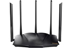 Tenda AX3000 WiFi 6 Gaming Router Dual Band Gigabit Wireless Router for Home, Long Range Coverage with 5 * 6dBi High-Gain Ant