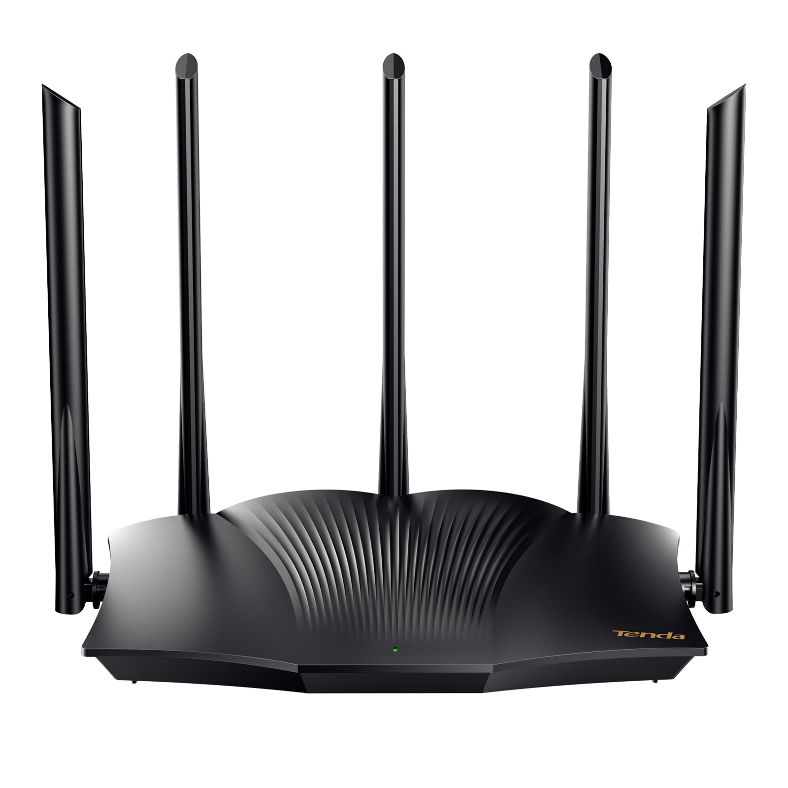 Tenda AX3000 WiFi 6 Gaming Router Dual Band Gigabit Wireless Router for Home, Long Range Coverage with 5 * 6dBi High-Gain Antennas, High Speed with 4 Gigabit Ports, Support WPA3, VPN(RX12Pro)