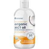 NativePath MCT Oil, Organic, C8 &amp; C10, Flavorless, 30 Servings | From 100% Coconut, Keto Coffee, Smoothies, Dressings, Supports Clean Energy &amp; Focus, Vegan, Non-GMO