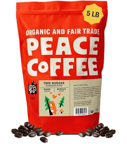 Amazon.com : Peace Coffee Blue Ox Blend Medium Roast Whole Bean