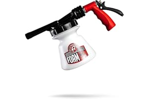 ADAM'S POLISHES Adam's Foam Gun Car Wash Foam Sprayer - Connects to Garden Hose for Car Washing, No Pressure Washer Required, Use Snow Foam Blaster with Car Soap, Shampoo or Detergent
